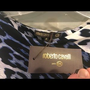 Roberto Cavalli knee-length dress. 100% Viscose